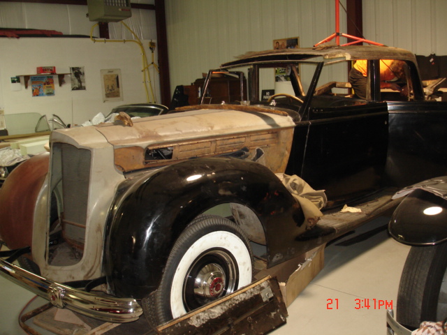 1938 Packard Landaulet V-12 by Rollston